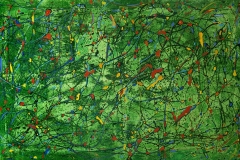 Green Pollock. Acrylic. 75x115.